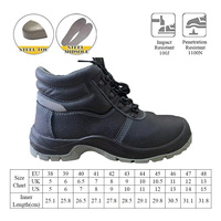Chaussures de sécurité pour homme à embout d'acier, semelle en PU injectée, chaussures de travail de sécurité, chaussures de sécurité unisexes pour travaux industriels, chaussures de sécurité pour soudeurs