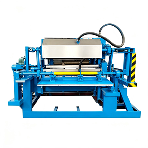 Machine de production continue de barquettes en papier entièrement automatisée, système de moulage de pâte à papier pour cartons d'œufs, pour une production de masse quotidienne - Product Image 3