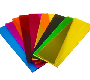 Eco-friendly personalizado 100% colorido acrílico digital corte de vidro impressão em acrílico 1mm folha de acrílico fundido extrudado