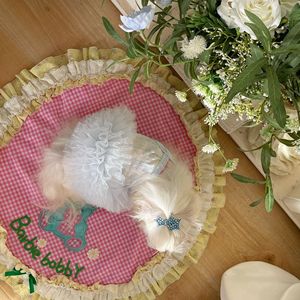 Hi Kitty shimmering ballet skirt, summer thin, breathable, cute <b>clothes</b> for <b>cats</b> and dogs, Teddy, Bichon Frise, and small dog - Product Image 2
