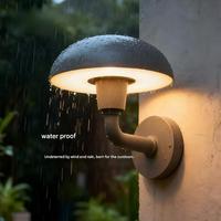 Applique murale LED IP65 en forme de champignon pour villa, jardin, parc, cour extérieure, étanche, pour aménagement paysager et décoration