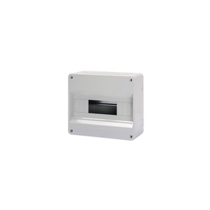Tablero de Distribución de Aluminio y Acero para Montaje en Pared, 12 Módulos Caja de Distribución Gris de 240x190x95 mm - Product Image 2