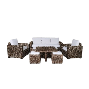 เบาะรองนั่งกรอบไม้มะฮอกกานีผสมเฟอร์นิเจอร์โซฟาสำหรับร้านอาหารเฟอร์นิเจอร์รับประทานอาหารอินโดนีเซีย - Product Image 1