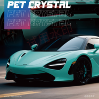 Autocollants en film de couleur pour voiture KUCAI PET PVC brillant, rendu des couleurs élevé, film vinyle coloré pour la décoration de voiture