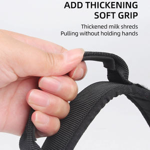 Nylon Tactical Nylon Verstellbares Trainings halsband für Hunde Hochleistungs-Halsbänder für mittelgroße Hunde mit Metalls chnalle und Steuer griff - Product Image 6