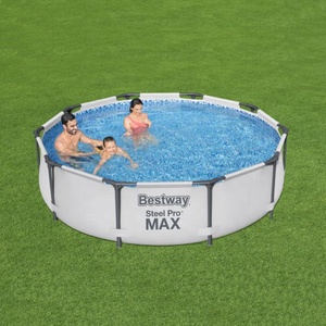 <span class=keywords><strong>Piscine</strong></span> hors sol <span class=keywords><strong>Bestway</strong></span> 56406 Steel Pro Max, structure en métal PVC, pour usage familial en extérieur - Product Image 5