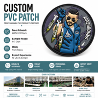 Offre Spéciale : Patchs en Caoutchouc 3D Personnalisés, Patchs en PVC à Crochets et Boucles, Patchs en PVC Souple 2D avec Logo Personnalisé pour Vêtements
