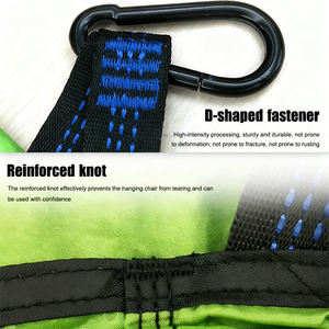 실내 야외 어린이 해먹 의자 포드 스윙 좌석 교수형 해먹 스윙 - Product Image 6