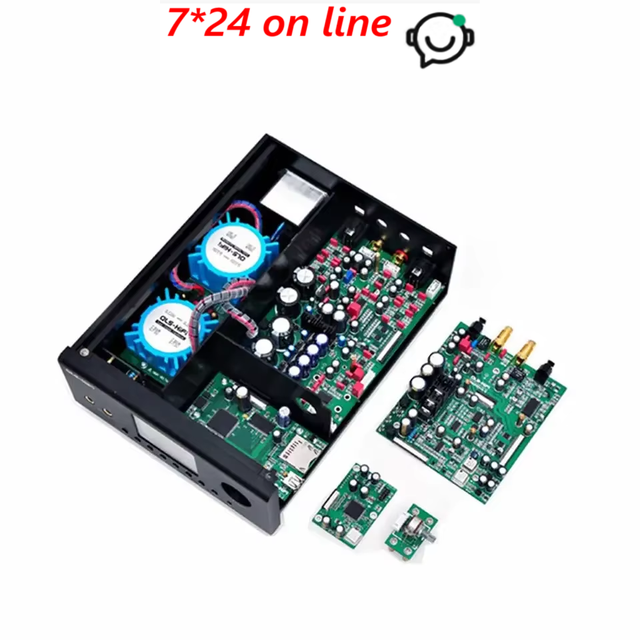 Quloos QA860 HIFI Lossless Digital Player AD1955 DAC LME49720+OPA2134 24Bit/192Khz DSD64 Coaxial/Optical Input Metal Design FLAC