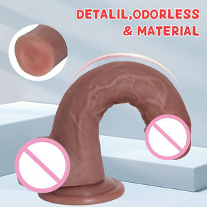 Juguete Sexual Realista de Silicona Ecológica, Resistente al Agua, con Fuerte Succión, Manos Libres, para Punto G y Anal, Seguro para el Cuerpo - Product Image 3