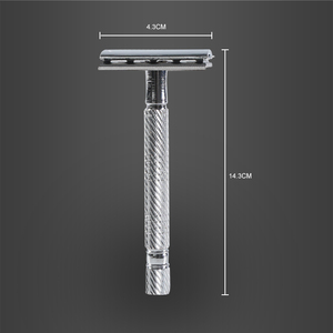 GoodMax 중국 전문 제조 업체 사용자 정의 빈티지 조절 더블 에지 블레이드 에코 안전 면도 면도기 - Product Image 3