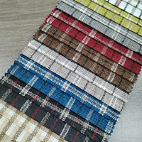 Tissu en lin tricoté teint en fil léger uni pour robe, ornement personnel, nappe, serviette de canapé, doublure de tapisserie, sac personnalisé