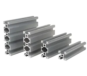 Sistem modular de ranura en T 6063 T5 perfil de aluminio extruido en forma de t 3060 3090 30120