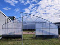 Papillon grand Film agricole en plastique multi-travée papillon toit serre agricole arc serre pour plantes