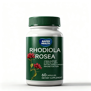 Extracto de planta Natual, rodiola <span class=keywords><strong>Rosea</strong></span>, Soporte de Energía, relaja, cápsulas Veggie, rodiola <span class=keywords><strong>Rosea</strong></span>, suplemento de raíz - Product Image 1