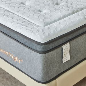Matelas orthopédique à ressorts ensachés Novilla en gros, compressé, fermeté moyenne, mousse haute densité de qualité supérieure, tailles King et Queen - Product Image 1