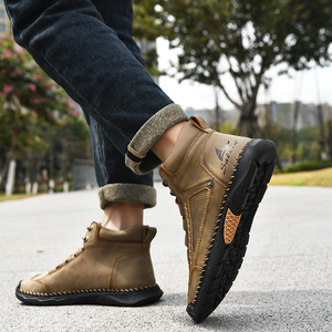 <span class=keywords><strong>Botas</strong></span> Martin <span class=keywords><strong>de</strong></span> <span class=keywords><strong>Moda</strong></span> para <span class=keywords><strong>Hombre</strong></span>, Otoño e Invierno, Zapatos Deportivos Versátiles para Exteriores, Antideslizantes y Transpirables, <span class=keywords><strong>Botas</strong></span> <span class=keywords><strong>de</strong></span> Trabajo - Product Image 4