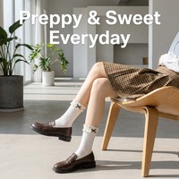 Chaussettes de cheville en coton peigné personnalisées OEM, avec bordure à volants et nœud décoratif, chaussettes décontractées à côtes verticales pour jeunes filles, multicolores, vente en gros
