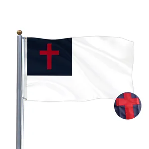 2021 3X5 FT Christian Flag Embroidery Banner