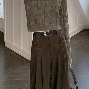 Fibbia liscia a forma di C cintura morbida e resistente da <span class=keywords><strong>donna</strong></span> alla moda accessori di <span class=keywords><strong>abbigliamento</strong></span> da <span class=keywords><strong>donna</strong></span> abbinati a cintura Casual da lavoro - Product Image 6