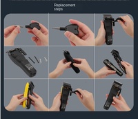 Tondeuse à cheveux professionnelle sans fil avec moteur brushless 10000 tr/min, écran LCD réglable en acier inoxydable, batterie Li-ion pour hommes et hôtels