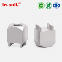 Connecteur d'alimentation à 8 broches en laiton sans plomb M5 M4 à sertissage, borne à vis pour carte de circuit imprimé, pour système de stockage d'énergie BMS à courant élevé