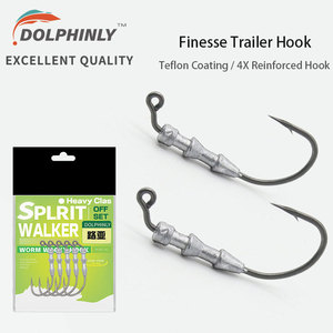 Amo <span class=keywords><strong>da</strong></span> <span class=keywords><strong>Pesca</strong></span> Finesse Trailer Hook Leggero per Rig Wacky e Ned Rig, per <span class=keywords><strong>Pesca</strong></span> al Bass con Esche Morbide in Plastica - Product Image 2