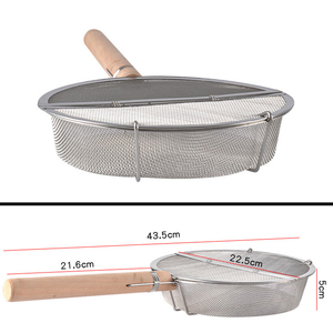Outil de cuisine en acier inoxydable, filet de torréfaction de grains de <span class=keywords><strong>café</strong></span> avec manche en bois, nouveau design - Product Image 5