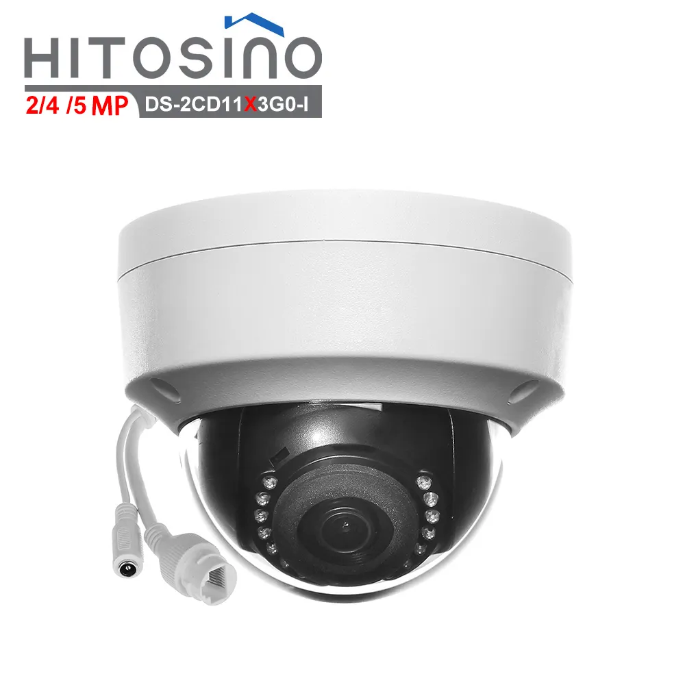 HIK ds-2cd1143g0-i 1080P IK10 IR 2MP 4MP 5MP Dome Home Outdoor Security CCTV POE IP Camera