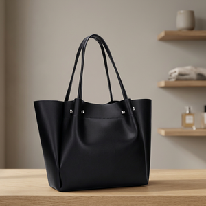 BS INTERNATIONAL Fashionable Women's Genuine Leather Waterproof Casual Handbags Lightweight Durable Zipper Closure <b>Large</b> - Product Image 6