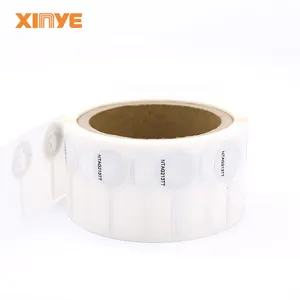 Xinye nfc e rfid tags fornecedor 13.56mhz etiqueta imprimível em branco etichetta RFID NTAG213TT adesivi inviolável etiqueta NFC etiquetas