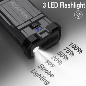 Démarreur de batterie de voiture AVAPOW <span class=keywords><strong>T8</strong></span> Pro 4000A/71.04wh 9200mAh Démarreur de batterie pour toutes les voitures - Product Image 5