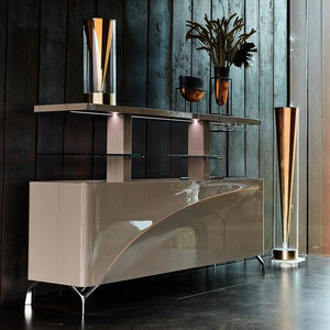 Aparador de lujo personalizado de gama alta moderno gabinete de vino de elevación eléctrico de diseño creativo - Product Image 4