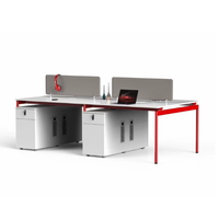 Nuova Scrivania Direzionale a L dal Design Moderno per Ufficio Commerciale, Scrivania Bianca per Manager