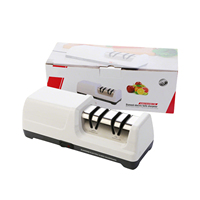 Aiguiseur de couteaux électrique multifonction EDGBLACK, 2 étapes, diamant, outil d'affûtage de couteaux de cuisine SJ2201M, tension universelle