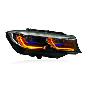 SJC Auto nuovo aggiornamento tre colori drl fari commutabili per BMW 3 serie G20 G28 19-22 giallo bianco ambra fari Laser - Product Image 2