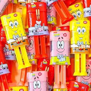 <strong>Crazy</strong> Hair Liquid Candy <strong>Gummy</strong> Fruit Lollipop for Kids Sour Fruit Yogurt Mint Flavored Bottles Bags Available for Wholesale - Product Image 4