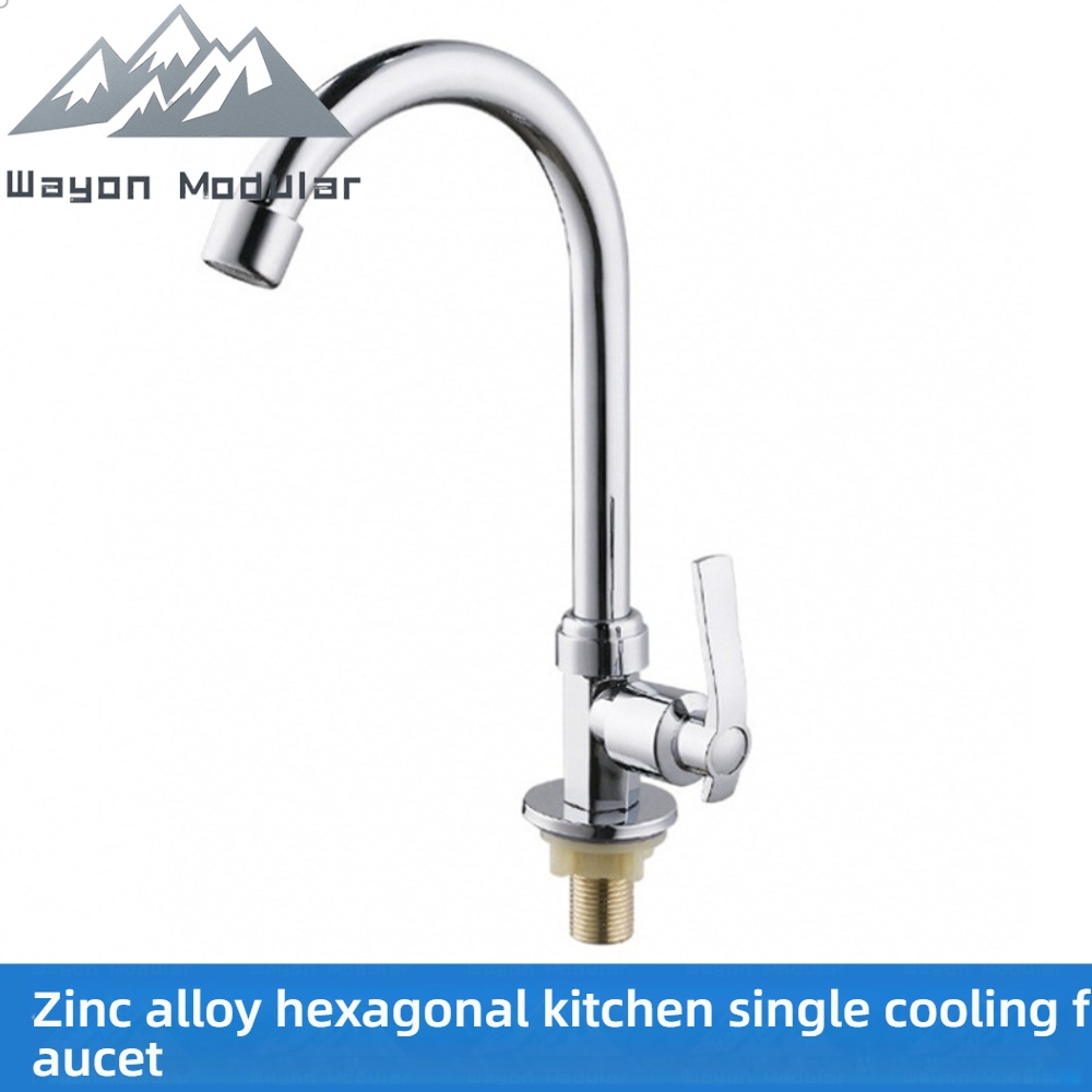 Robinet hexagonal en alliage de zinc