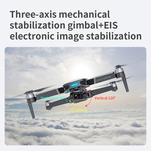 <span class=keywords><strong>KF101</strong></span> <span class=keywords><strong>MAX</strong></span> Drone RC Quadricoptère avec nacelle 3 axes, FPV, portée 3KM, GPS, double caméra 4K à flux optique, transmission 5G et EIS - Product Image 2