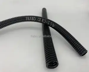 Tubo corrugato in plastica per cavi elettrici resistente all'olio