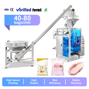 Machine d'emballage de sachets à fermeture quadruple haute précision 900g 2Kg pour l'emballage de poudre de crème glacée - Product Image 1