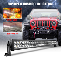 Barre lumineuse LED tout-terrain RCJ OEM double rangée 6D pour voiture/camion 4x4 - Faisceau spot/diffuse 6500K 9-36V en aluminium aéronautique 6063