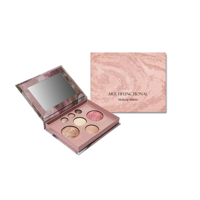 Palette de maquillage multifonctionnelle AMZ : Poudre compacte, fard à paupières, contouring, blush, illuminateur – Tenue longue durée, tout-en-un, portable, pour usage quotidien