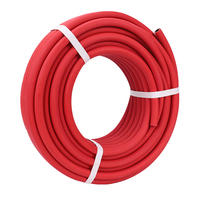 Tuyau de soudage oxyacétylène PVC flexible double tuyau de soudage lisse double tuyau de gaz avec raccords en laiton pour équipement de soudage/coupage