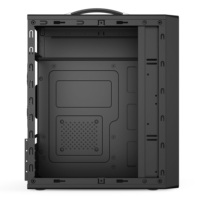 Gabinete de PC Micro ATX de Torre Media Portátil con Asa, Panel Frontal de Malla, Alto Flujo de Aire, Chasis de Escritorio, Gabinete para Computadora de Juegos al por Mayor