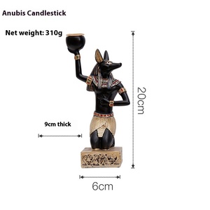Anubis <span class=keywords><strong>Sphinx</strong></span> Neftis Chandelier d'aromathérapie en résine écologique Ornements décoratifs pour l'atmosphère de Noël - Product Image 5