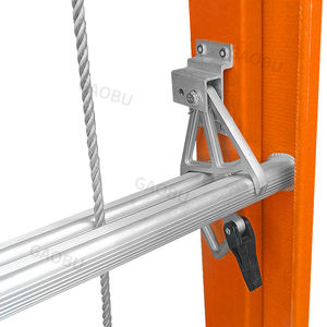 GFK-Verlängerung leiter mit Tochter stütze und Rückens tütze für Strom, Telekommunikation und Dekoration - Product Image 6