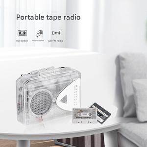 เครื่องแปลงเทปพกพาเป็น MP3 วิทยุ AM FM ลำโพง HiFi เครื่องเล่น USB กล่องของขวัญใส สำหรับการเรียนรู้กลางแจ้ง โรงงานผลิตเครื่องเล่นเพลงตามสั่ง - Product Image 3
