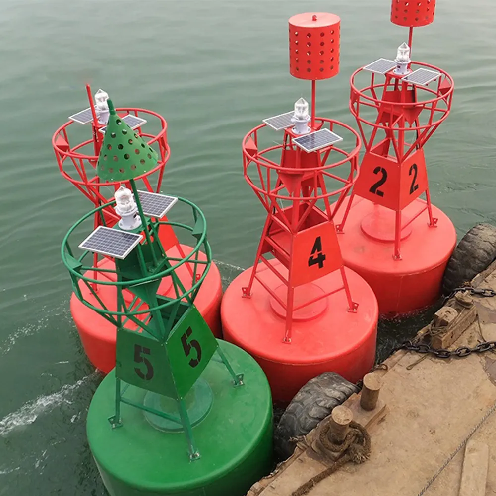 Low Maintenance Costs Marine Lighted Ocean Channel Buoys