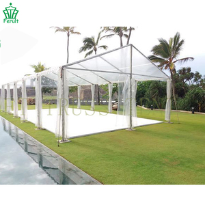 Carpa <span class=keywords><strong>de</strong></span> Jardín para Eventos y Bodas <span class=keywords><strong>con</strong></span> Techo Transparente <span class=keywords><strong>de</strong></span> 25x25, para 200 Personas, en Oferta - Product Image 5